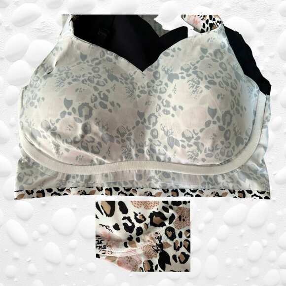 Rhonda Shear 2 Pack Sweetheart Neckline Body Bra Size L NWOT - Picture 3 of 5